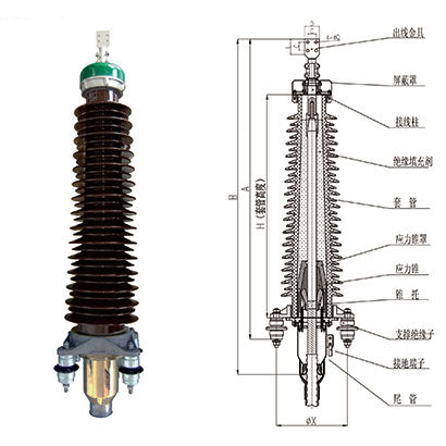 瓷套管户外终端